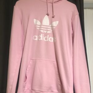 Pink adidas hoodie